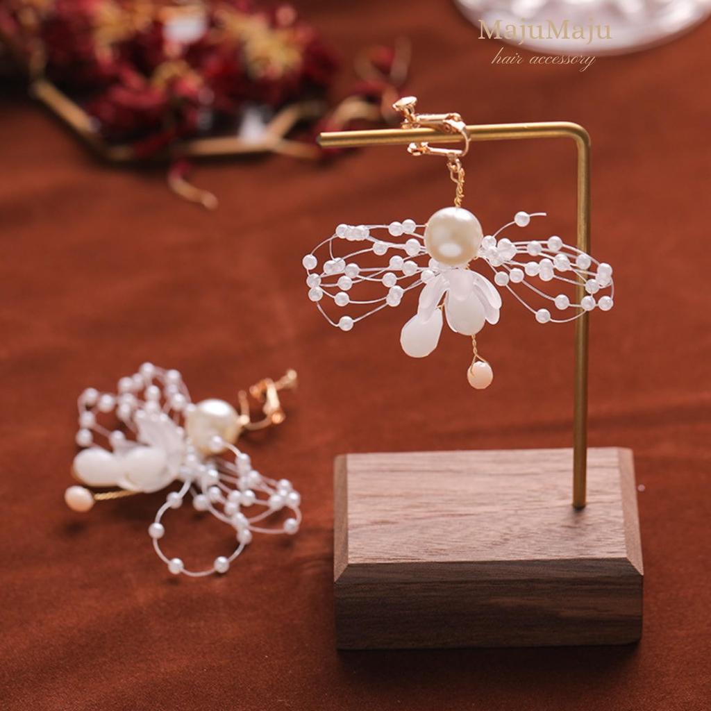 Hair Accessories Piano Recital Head Dress Girls Children Handmade Arrangement Hair Ornament [MajuMaju] (B) (PHD18)