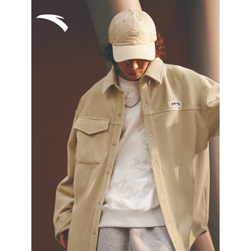 Anta Unisex Corduroy Long Sleeve Shirt Jacket