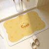Simple Bathroom Diatom Mud Foot Mat Bathroom Door Mat Toilet Non-Slip Mat Toilet Absorbent Floor Mat