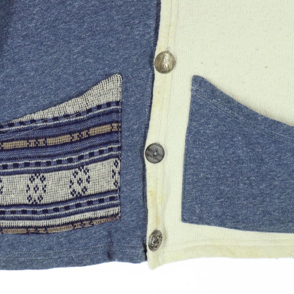 US RAGS Made In USA Long Sleeve Knit Cardigan M Blue Men's Used