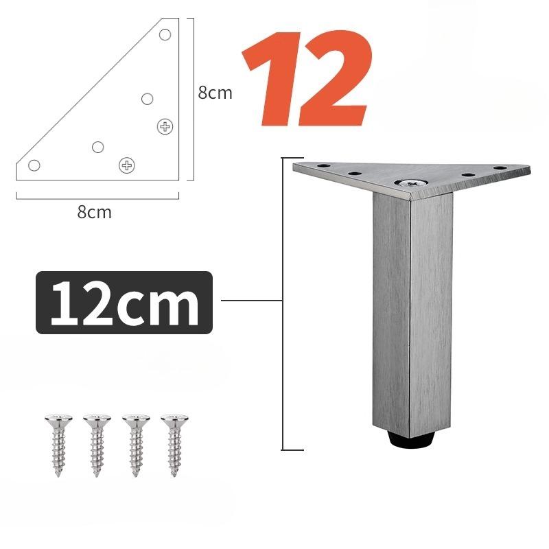 4PCS Hardware Feet Accessories Adjustable Furniture Legs Metal Supporting Foot for Coffee Table Cabinet Chair Sofa Bed Furniture