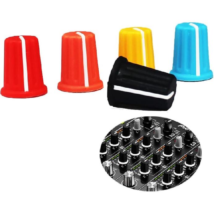 5pcs EQ Rotary Knob Replacement Equalizer Potentiometer Fader Knobs Push Rod Cap for DJ Controller Mixer Console Pioneer DDJ800, DDJ1000, DDJ1000SRT,