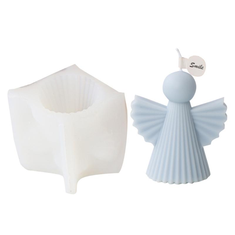 Angel Shaped Candle Mold Silicone Candle Molds Aromatherapy Epoxy Resin Molds