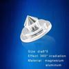 Laser Cone Lens 360° Irradiate Line Type for 360 Laser Level Laser Module Magnesium Aluminum Alloy Material with Glass Tube (Color : Style 2)