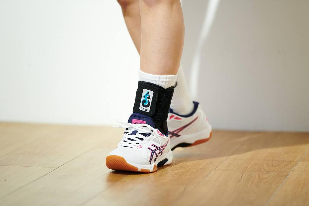 ASO Ankle Supporter Black M Size Sprain Prevention ASO-SL