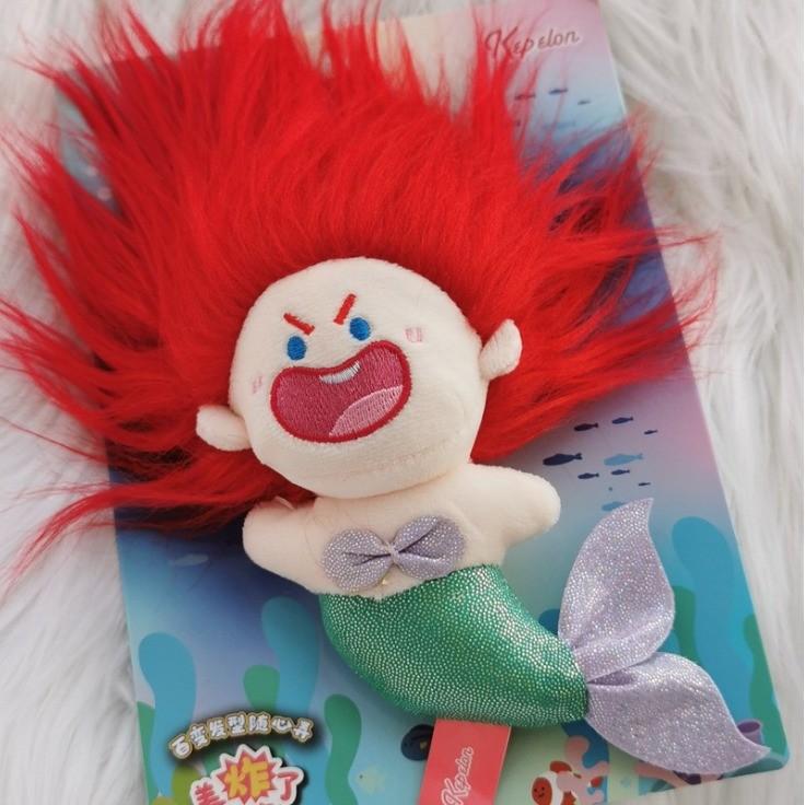 Cartoon Mermaid Character Plush Toy With Fluffy Fabric For Girls And Gift Kids