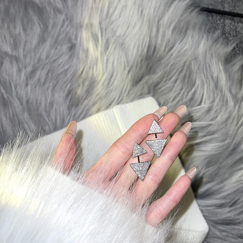 Korean Style Triangle Earrings: Chic, Versatile, and Trendy Design for Women