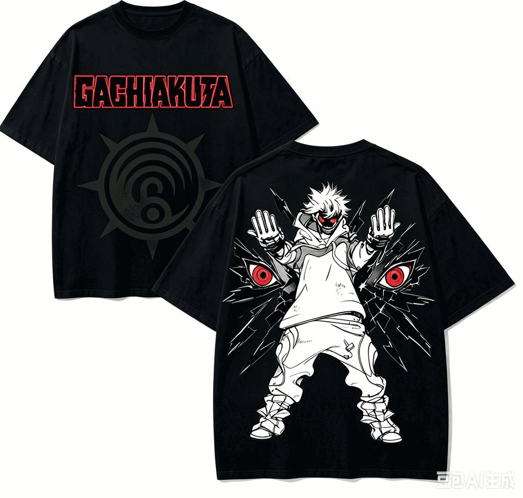 Gachiakuta Anime Lover T-shirt Harajuku Cotton New Model High Street Retro Oversized Unisex Har