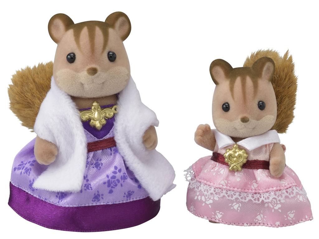 Sylvanian Families Town Town Dress-Up Set (Purple & Pink) TD-02 ST Mark Certified, Ages 3 and Up, Toy Dollhouse, Sylvanian Families, Epoch