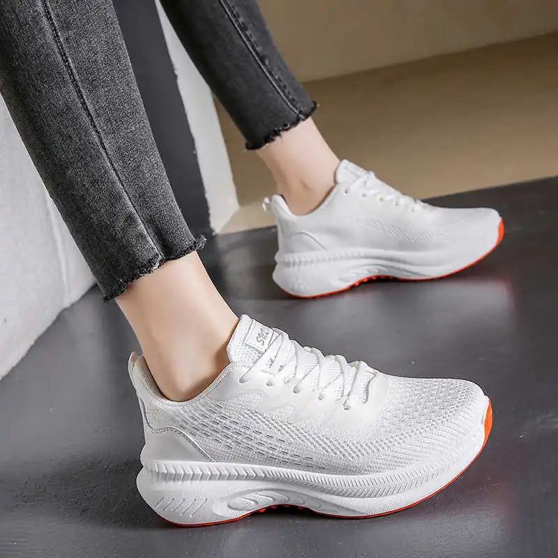 Fashion Low Normal Leather Red Woman Shoes Tennis Best Sneakers Orange Boots Woman Sports Fashionable Losfers Krasovka Classical