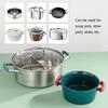 2/4Pcs Silicone Pan Handle Cover Heat Insulation Covers Pot Ear Clip Non-slip Steamer Casserole Pan Handle Holder Kitchen Tools