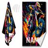 Custom Motocross Beach Towel  Name 160X80Cm Microfiber Bath Towels All Season Soft Absorbent Blanket
