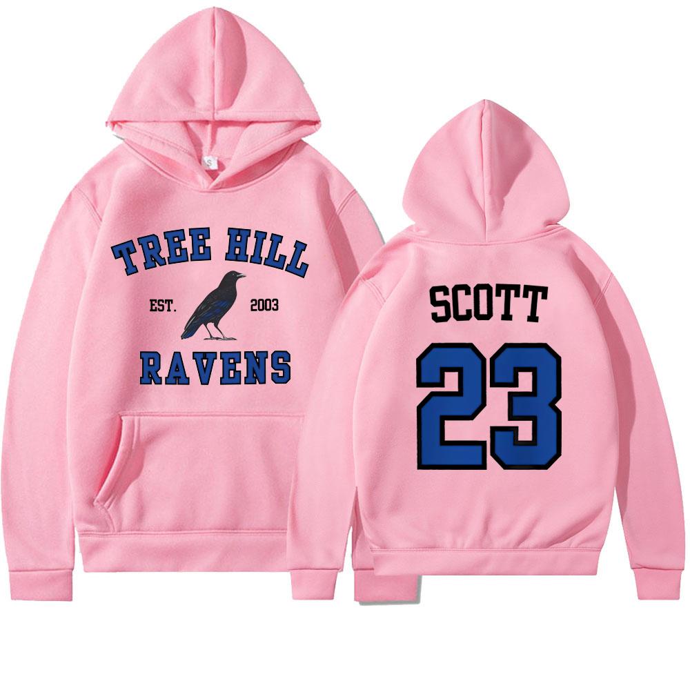 TREE HILL RAVENS Hoodie One Tree Hill Nathan Scott 23 Hooded Sweatshirt North Carolina Tv Show Trendy Hoodies Oth Fans Gifts