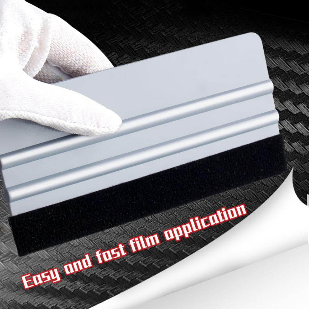 2/3/4PCS Car Sticker Film Tool Square Car Styling Sticker Abs Universal Wrapping Tools Car Film Wrap Tool Kit Large Carbon Fiber