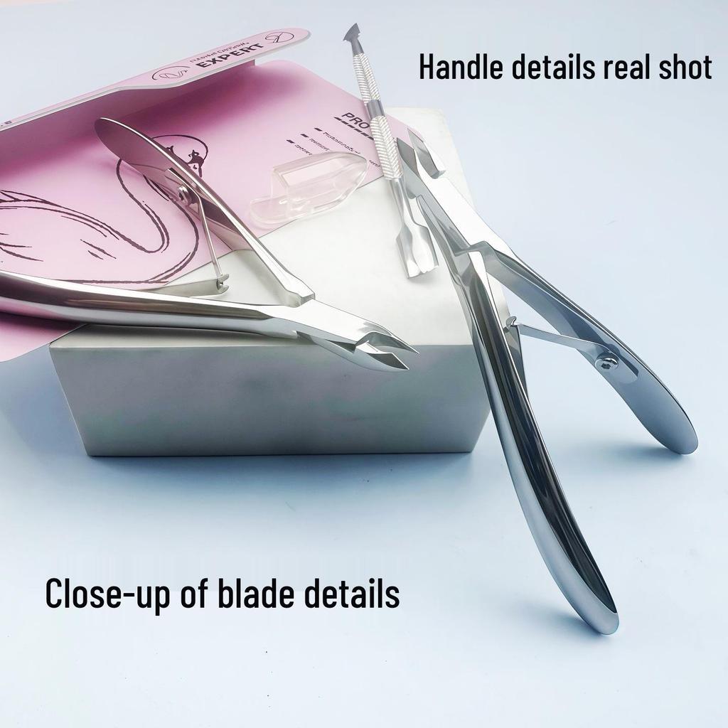 Compact Russian Handmade Stainless Steel Manicure & Pedicure Set: Nail Scissors & Dead Skin Tools