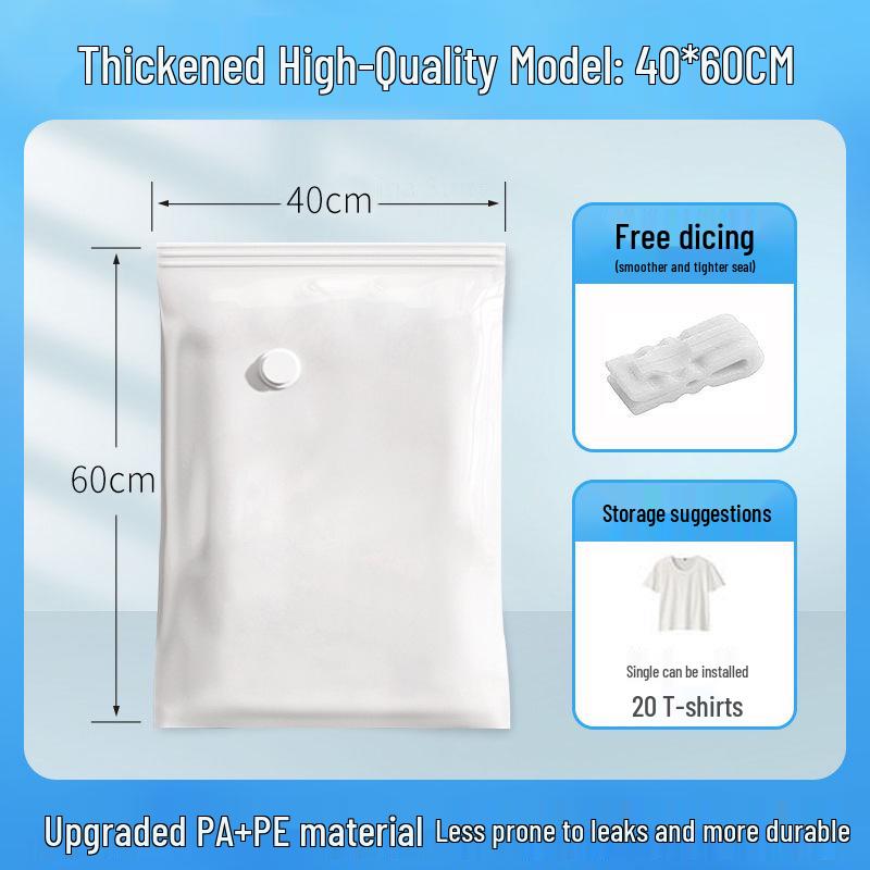 Thick Vacuum Storage Compression Bag for Clothes, Quilts, and Household Items