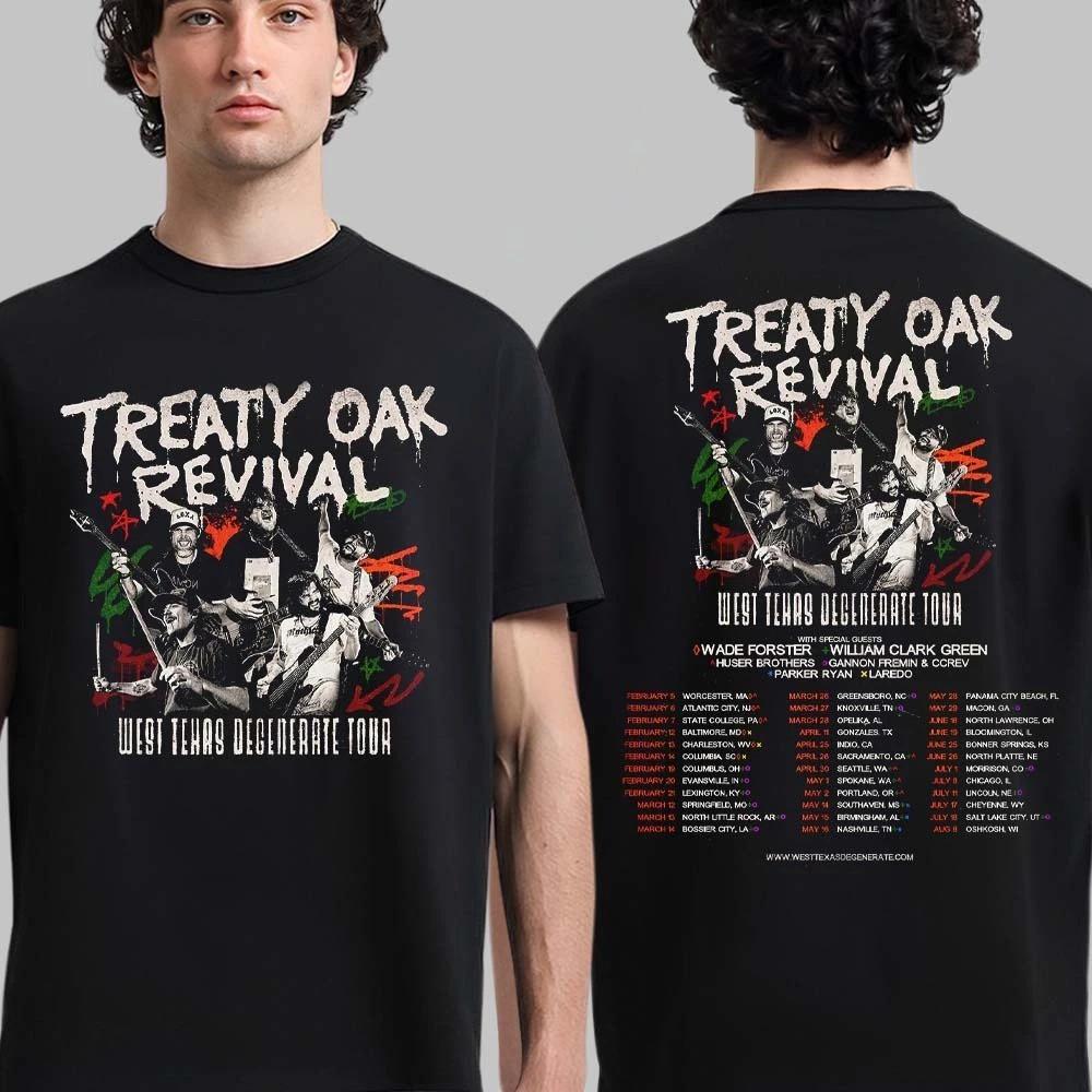 Treaty Oak Revival West Texas Degenerate Tour 2026 North American T-Shirt S-5XL Unisex T-Shirt XL
