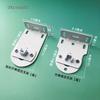 Electric Curtain Track Accessories: Universal Joint Pulley with Lifting Bracket, Spring Wire, and End Plug