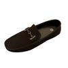 Mode Wildleder Leder Lässiger Slipper Bequeme Handgefertigte Loafer für Herren Modetrend Herren Fahrschuhe Mokassins Business Ballerinas