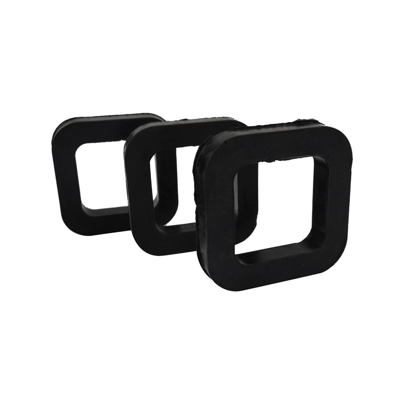 

3/6Pcs Rubber Cushion Reduce Rattle and Eliminate Noise Pads Provide Cushion Between Receivers and Hitches 1