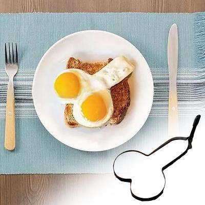 Lustige Spiegelei-Form Kreativer Edelstahl Antihaft Omelett Küchenwerkzeug Freundin DIY Frühstück Sandwich Gadget
