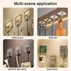 5pcs No-drill Hooks---Traceless Hooks Kitchen Bathroom Bathroom Organization Supplies Super Strong Self-adhesive, Utility Hooks