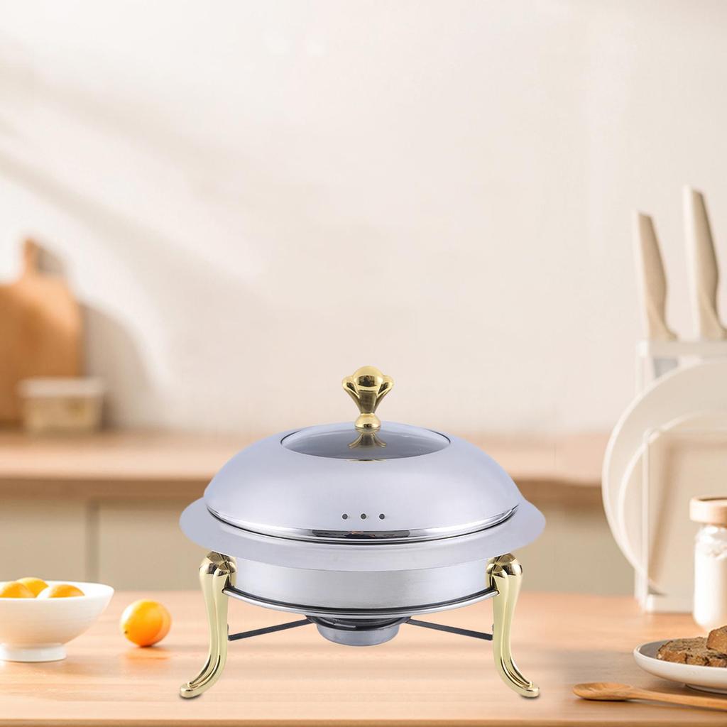 Catering Warmer Set Removable Anti Scald Stainless Steel Chafing Dish Buffet Set for Baking Commercial Hotel Backpacking Trips