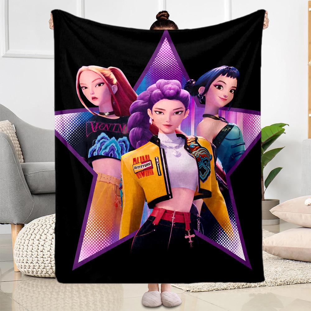 Music Fashion Fusion Blanket Soft & Cozy Suitable for Couch Bedding Office Four Seasons Universal Digital Print