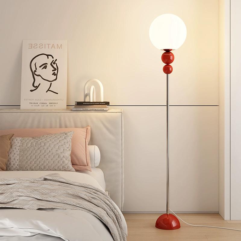 Luxury Minimalist Cream Floor Lamp for Living Room and Bedroom