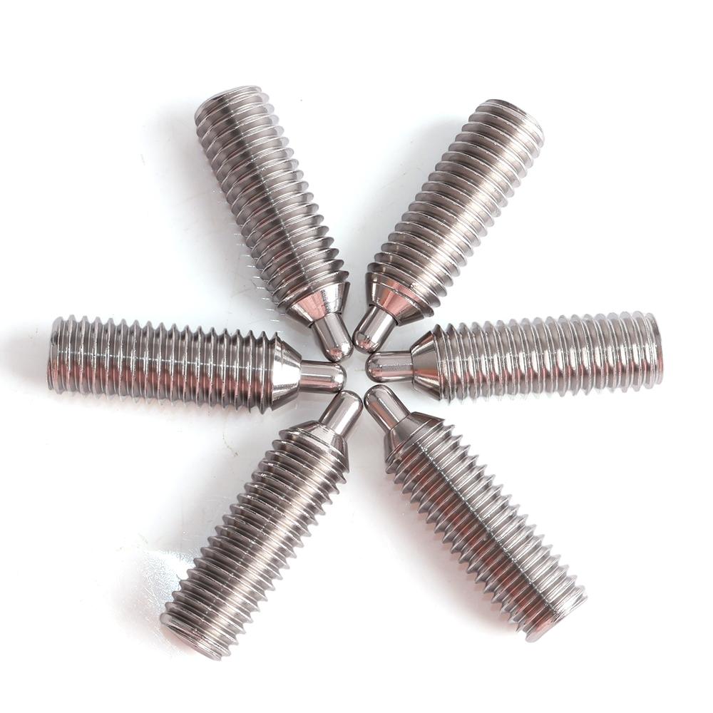 M4 M5 M6 M8 M10 M12 Spring Plungers with Round-ended Pin and 304 Stainless Hex Socket Screw Spring Pin