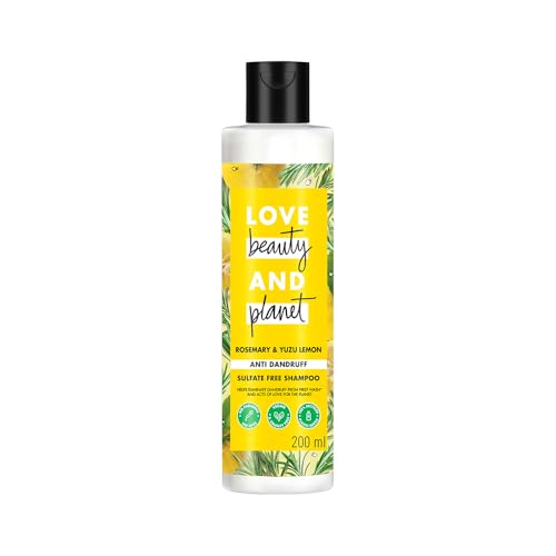 Love Beauty & Planet Rosemary & Yuzu Lemon Sulfate Free Anti Dandruff Shampoo 200Ml