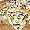 15 Sizes Colored Fishhook Area Rug,Carpet for Living Room Bedroom Sofa Doormat Decoration,Non-slip Floor Mat  Outdoor Rug