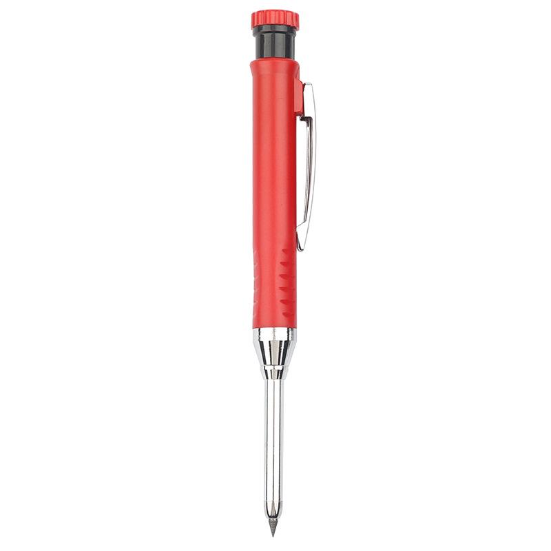 Professional Deep Hole Woodworking Pencil - 2.8mm Marker for Precise Line Drawing & Notations
