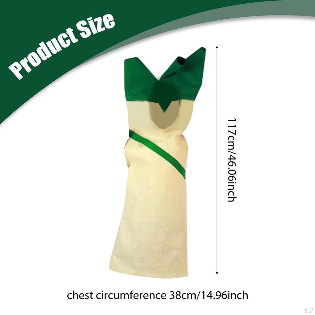 Kids Scallion Costume Funny Halloween Festival Apparel Stage Performance Outfit