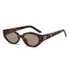 2024 New Arrival Retro Small Cat Eye Frame Sunglasses for Women Irregular Custom Small Frame Shades UV400 Glasses