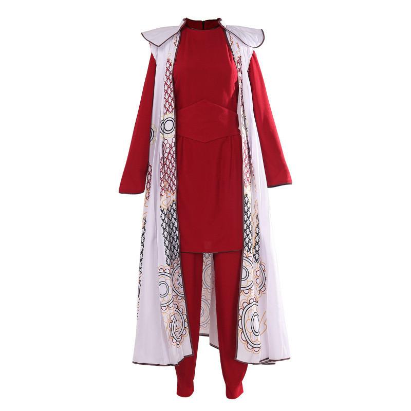 Star Wars Princess Leia Cosplay Costume Set With Polyester Fabric For Halloween