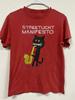 Kolekce Streetlight Manifesto Kočka Červené Tričko Všechny Velikosti S-5XL TU1532