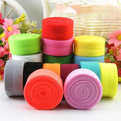 Cinta elástica de unión de colores de 2 cm para chaquetas