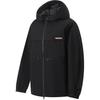 Li Ning Fitness Series Loose Hooded Comfortable Casual Zip Windbreaker Women Outerwear Black AFDU076-3