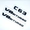 Jwlsk5 2025 Hot Car Tuning For Mercedes Benz AMG C Class W204 W205 C63 C63S Letter Logo 3D ABS Sticker Car Rear Trunk Emblem Nameplate