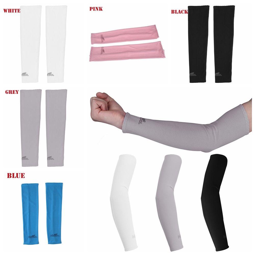 1Pair Outdoor Basketball Golf Fishing Climbing Sun UV Protection Cover Cooling Arm Sleeves Sport