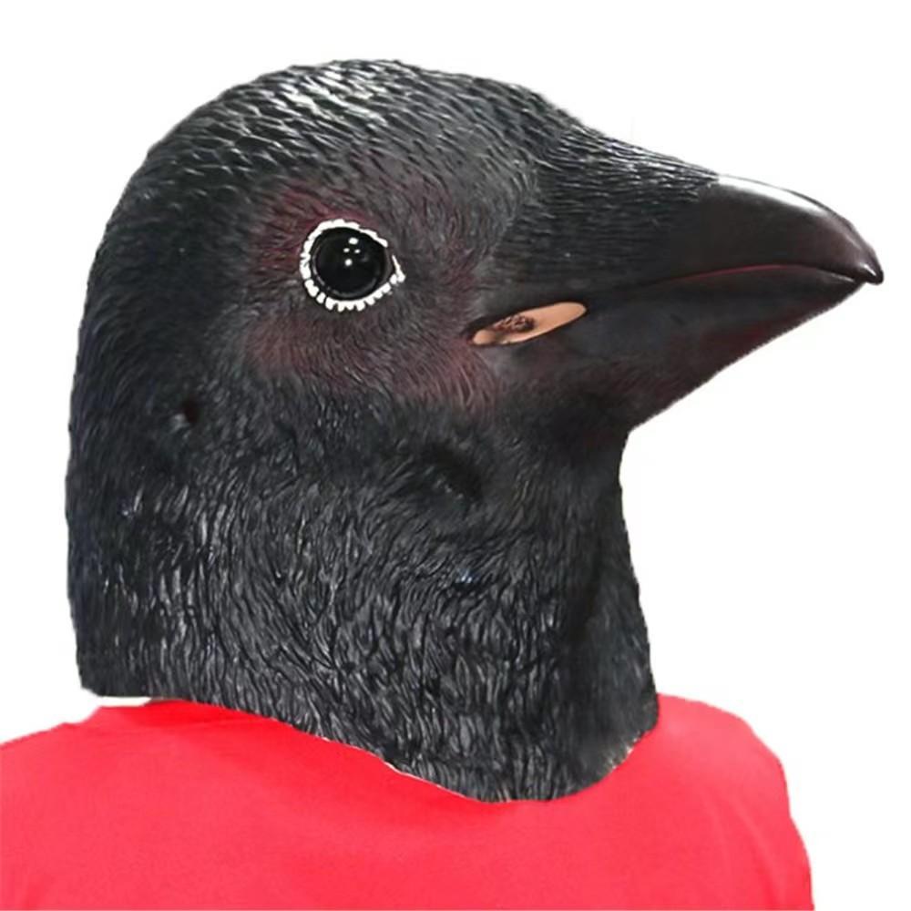 Halloween Raven Bird Mask Cosplay Animal Devil Crow Full Head Masks Helmet Halloween Carnival Party Costume Props