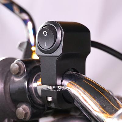 Motorcycle Handlebar On Off Switch 12V Waterproof Headlight Fog Light Far and Near Light Conversion Moto Accessories 22mm 7/8"