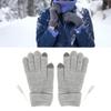 USB Heated Gloves Thicken Detachable Electronic Warming Knitted Gloves for Autumn Winter