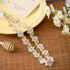 2meters/Lot Flower Embroidery Lace Fabric Ribbons For Needlework Clothing Sewing Accessories Sewing Materials Home Decorative
