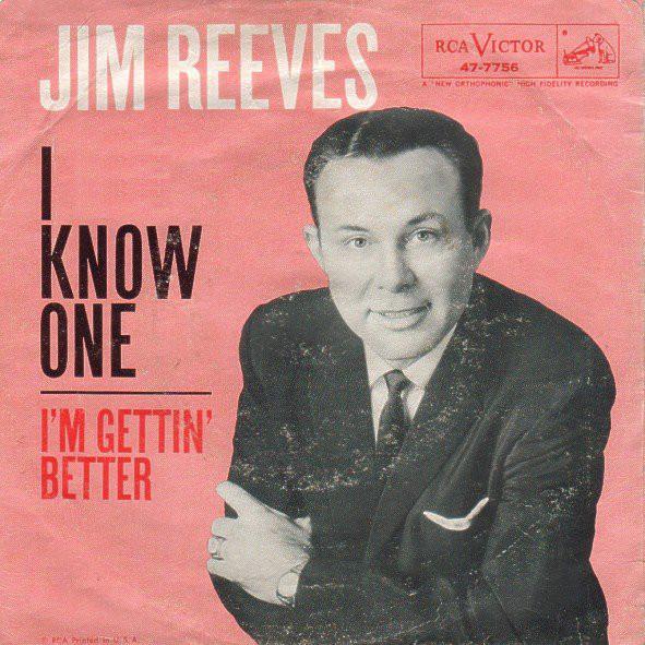 

7inch Record JIM REEVES - I Know One / I m Gettin Better 477756 RCA VICTOR 1960 Japan Country/Folk Used