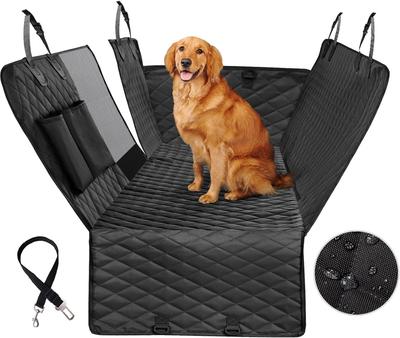 Dog Car Seat Cover for Back Seat, Waterproof Back Seat Pet Cover for Dogs with Mesh Window, Scratch Prevent Antinslip Dog