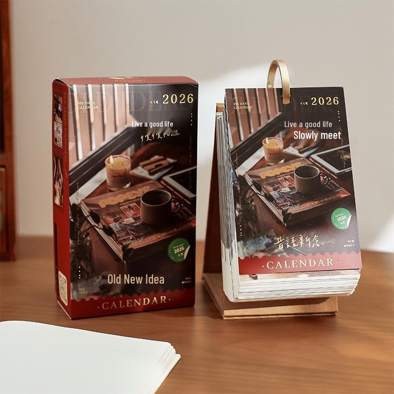 

2026 Inspirational Scenery Desk Calendar: Healing Art for Your Office - 365 Days of Motivation