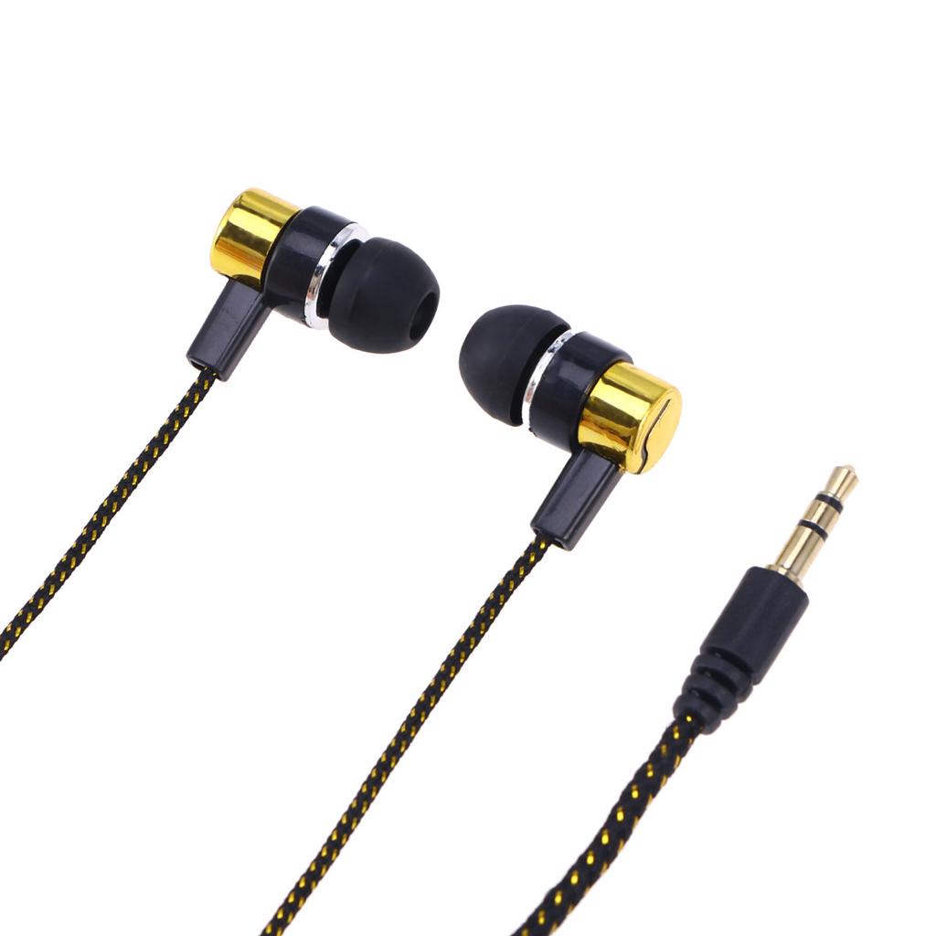 in-Ear Earphone with Heavy Bass Stereo Clear Treble Strong Bass Noise Reduction Comfort Fit for All 3.5mm Devices