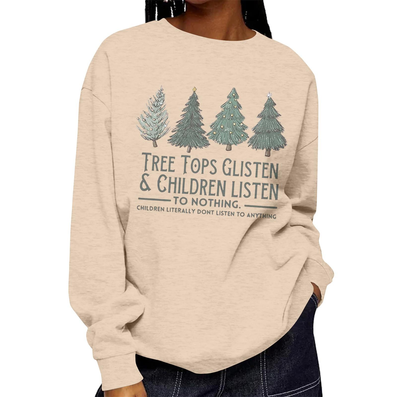 

Женская модная повседневная свободная толстовка с круглым вырезом и длинным рукавом, однотонная XL хаки